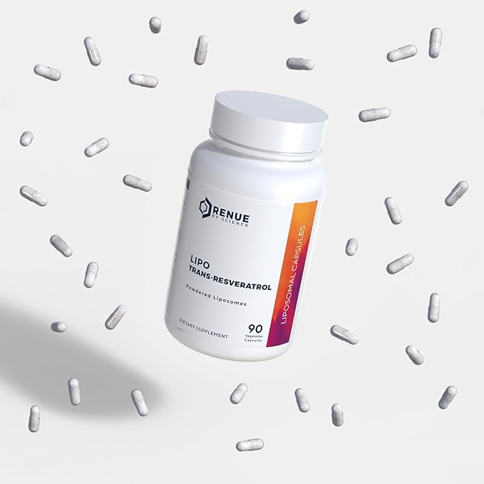Resveratrol | High Strength Liposomal Resveratrol Supplement | 90 Trans Resveratrol Capsules - 125mg Reservatrol per Serving | Non-GMO | Made in The USA Third-Party Tested