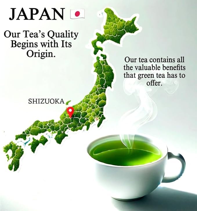 ONE WITH TEA Ceremonial Matcha Powder USDA Organic 2oz ā Authentic Japanese Green Tea, Made in Japan | Perfect for Matcha Latte, Smoothies, Hot & Iced Drinks