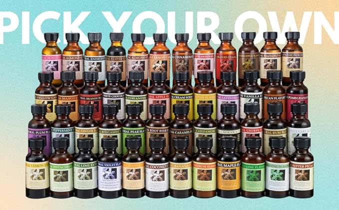 Bakto Flavors - Natural Flavors & Extracts - PICK YOUR OWN FLAVORS - Box of 5 (1 OZ Bottles)