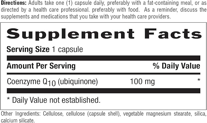 Country Life Simply CoQ10 100mg – Supports Heart Function & Cellular Energy, Vegan Softgels, Certified Gluten-Free, Non-GMO Supplement, 60 ct – Cardiovascular Health Support