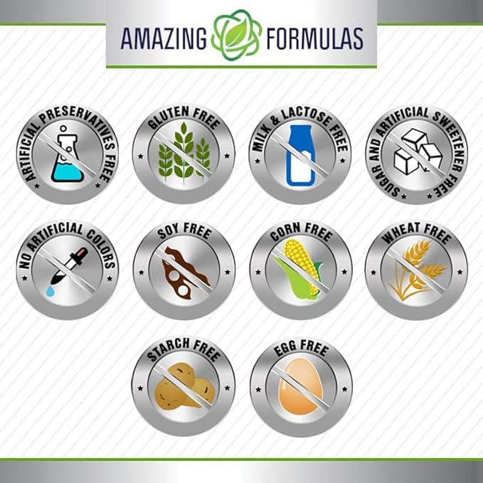 Amazing Formulas Red Clover Supplement | 430 Mg Per Serving | 180 Capsules | Non-GMO | Gluten Free | Made in USA