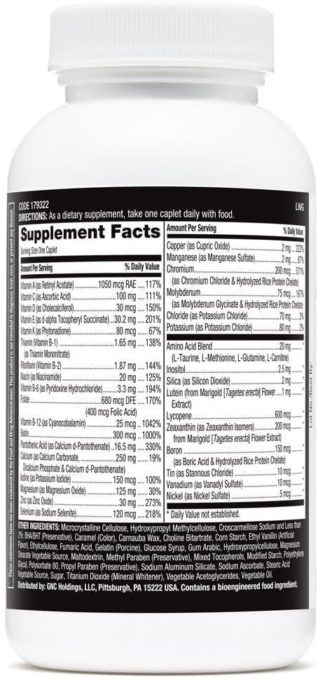 GNC Mega Men Essentials One Daily Multivitamin | Supports Overall Health and Muscle Performance | 60 Count