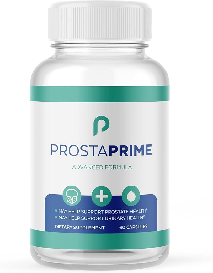 Official Prostate Health Capsules for Men ā ProstaPrime Natural Bladder Support & Urinary Flow with Saw Palmetto, Nettle Root & Pygeum,1 Pack