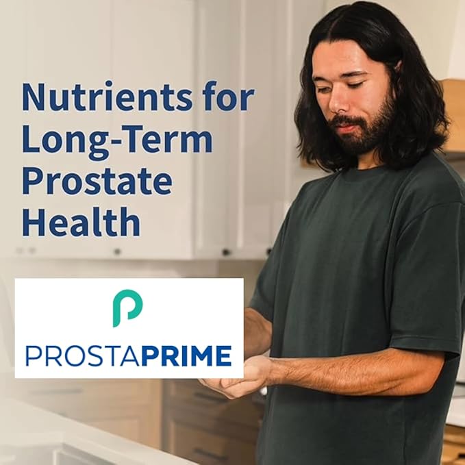 Official Prostate Health Capsules for Men ā ProstaPrime Natural Bladder Support & Urinary Flow with Saw Palmetto, Nettle Root & Pygeum, 3 Pack