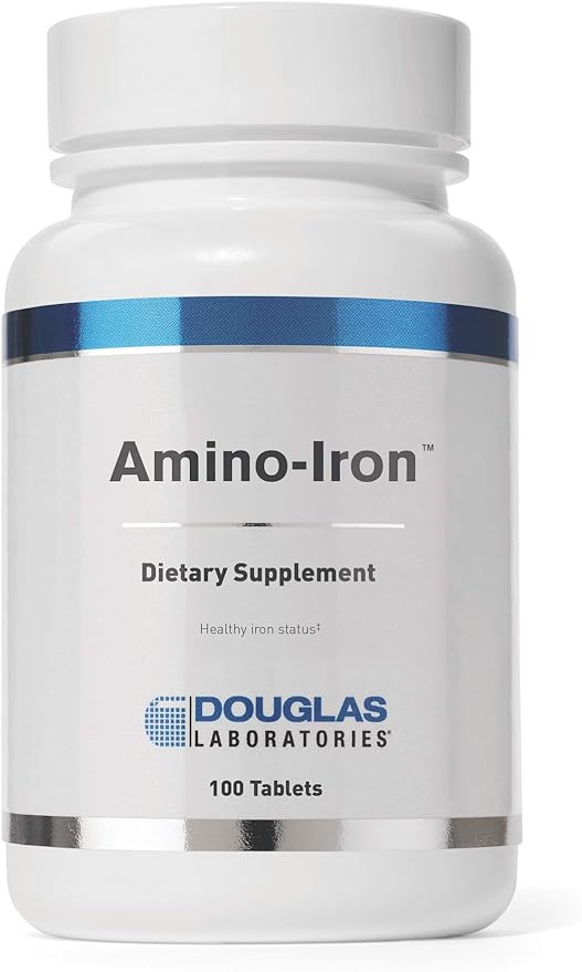 Douglas Laboratories Amino-Iron | Highly Absorbable Iron/Amino Acid Supplement | 100 Tablets