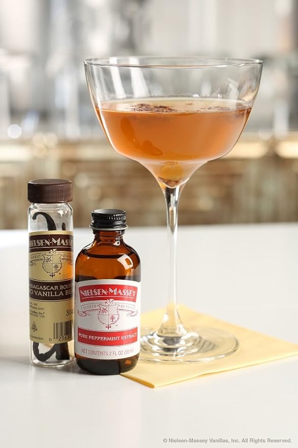 Nielsen-Massey Pure Peppermint Extract for Baking and Cooking, 4 Ounce Bottle