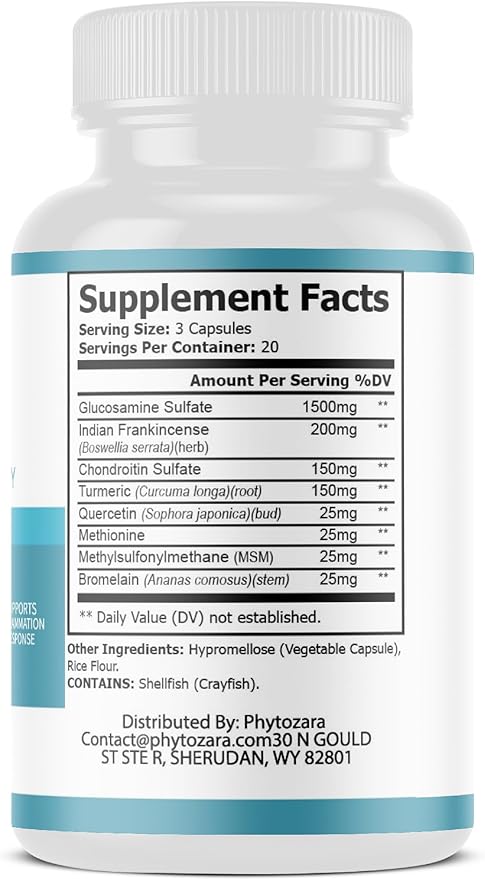Rejuva Joint Maximum Strength Joint Support Supplement, 60 Capsules, Vitamins and Minerals (1)