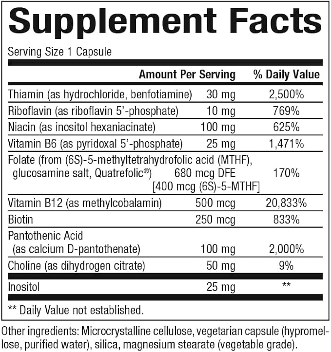 Natural Factors, BioCoenzymated Active B Complex, 60 Capsules (60 Servings)
