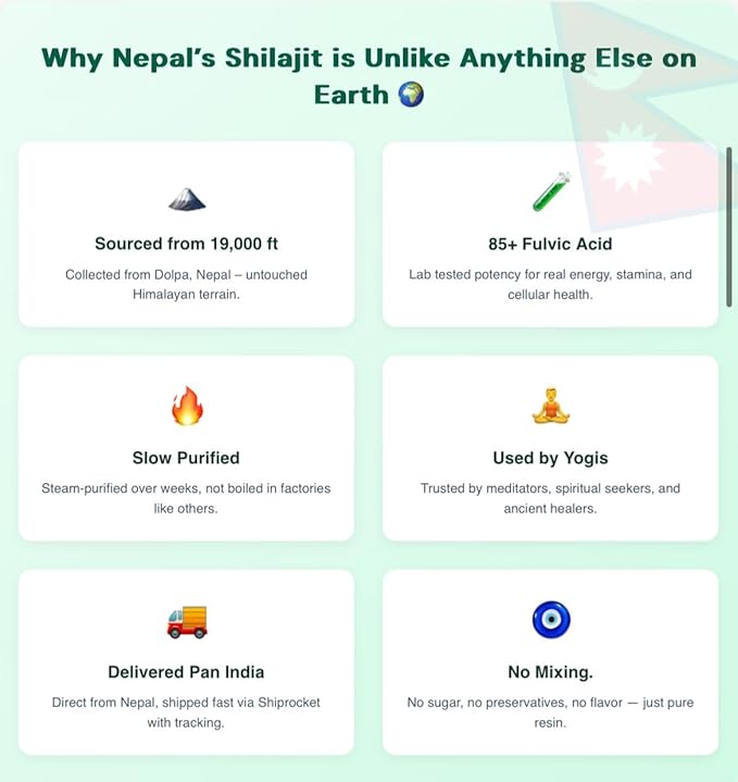 Nepal Shilajit Resin 20g,Black shilajit Resin, 85+ Trace Minerals,biolabs shilajit for Men,Mood Enhancer,WHO-GMP Certified,Testosterone Wellness nest