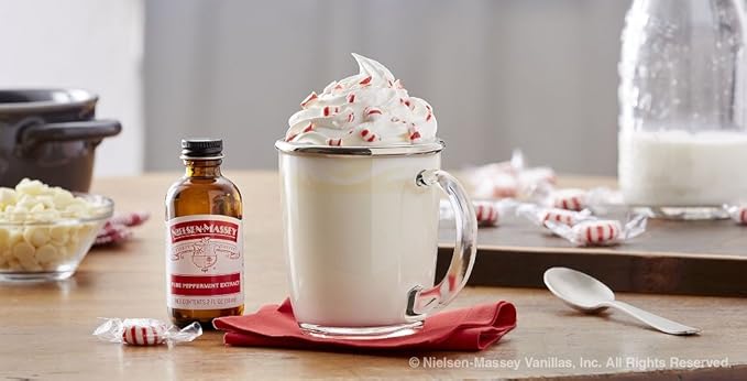 Nielsen-Massey Pure Peppermint Extract for Baking and Cooking, 4 Ounce Bottle