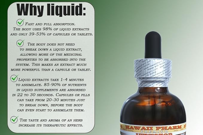 HawaiiPharm Red Clover (Trifolium Pratense) Liquid Extract 4 fl.oz