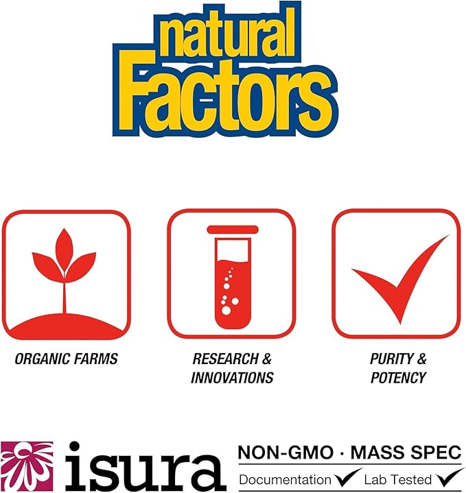 Natural Factors, Phosphatidylserine, Support for Memory, Concentration and Brain Functions, Soy and Gluten Free, 120 Softgels