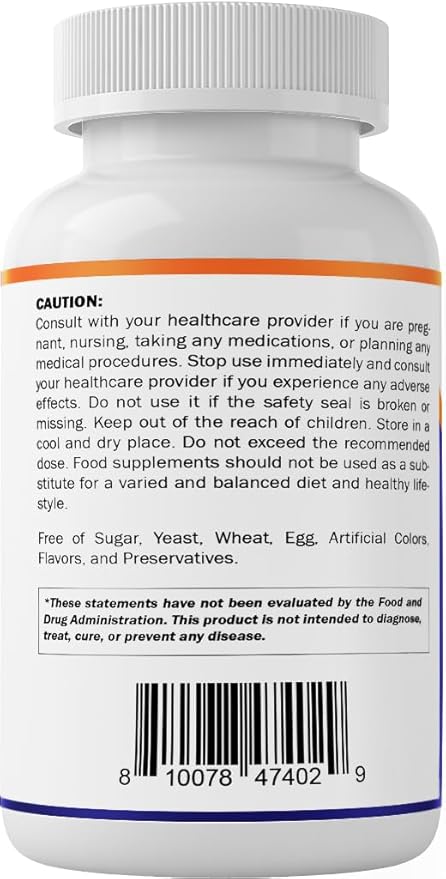 Vitamatic Magnesium Citrate 500mg per Serving - 180 Vegetarian Capsules (Provides 150 mg of Elemental Magnesium) - Added B6 for Maximum Absorption - Supports Muscle, Joint, and Heart Health*