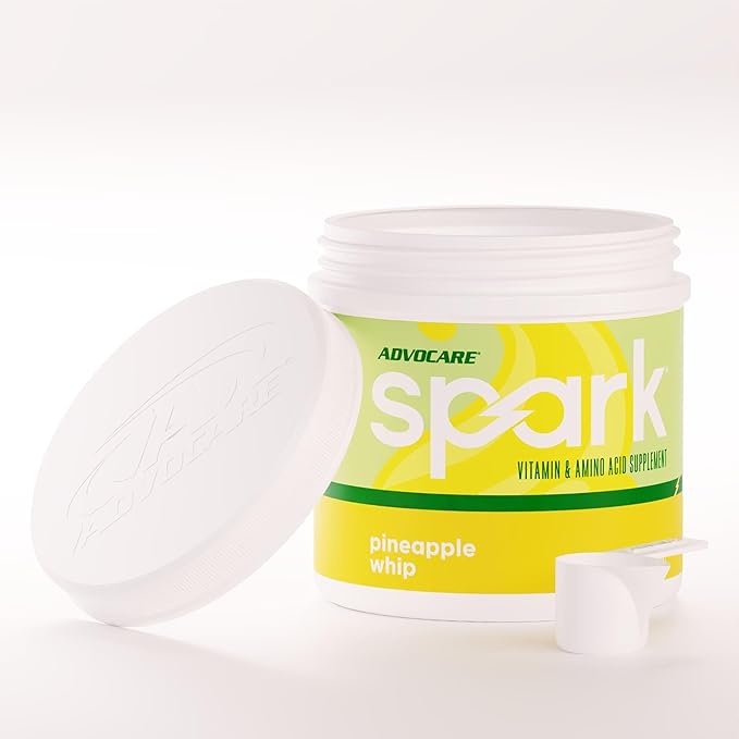 AdvoCare Spark Vitamin & Amino Acid Supplement - Focus & Energy Drink Powder Mix with Vitamin A, B-6, C & E - Also Includes L-Carnitine & L-Tyrosine - Pineapple Whip - 10.5 oz