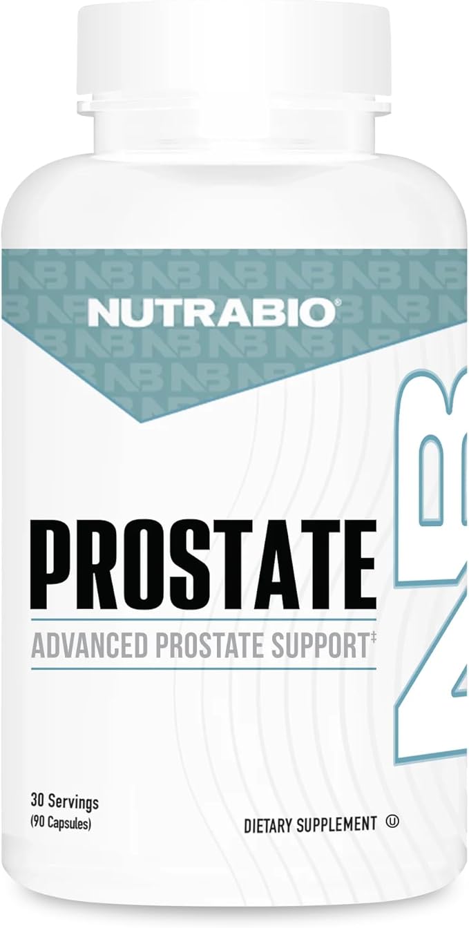 NutraBio Prostate- Advanced Prostate Function Support- Inflammation Defense and Antioxidant Support- 90 Capsules