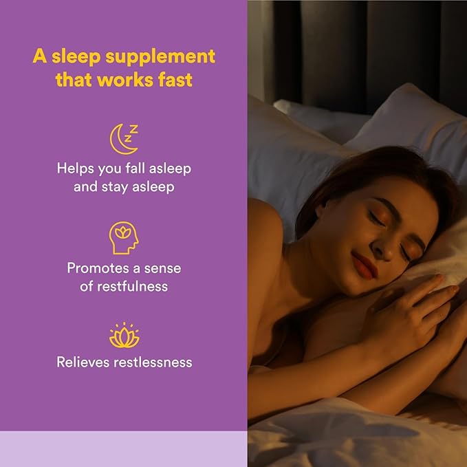 Natural Factors Stress-Relax Tranquil Sleep Chewable, Supports The Full Sleep Cycle, 120 Tablets