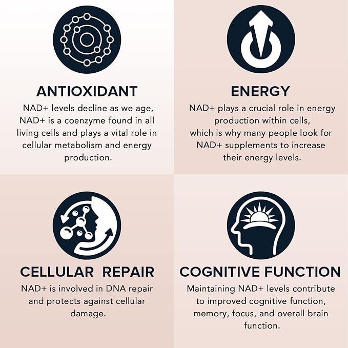 1600 mg Liposomal NAD Supplement, 98% Pure NAD+ Supplement, Superior Absorption, Alternative to Nicotinamide Riboside or NADH to Boost NAD+ for Aging Defense, Energy, Longevity, 360 Softgels