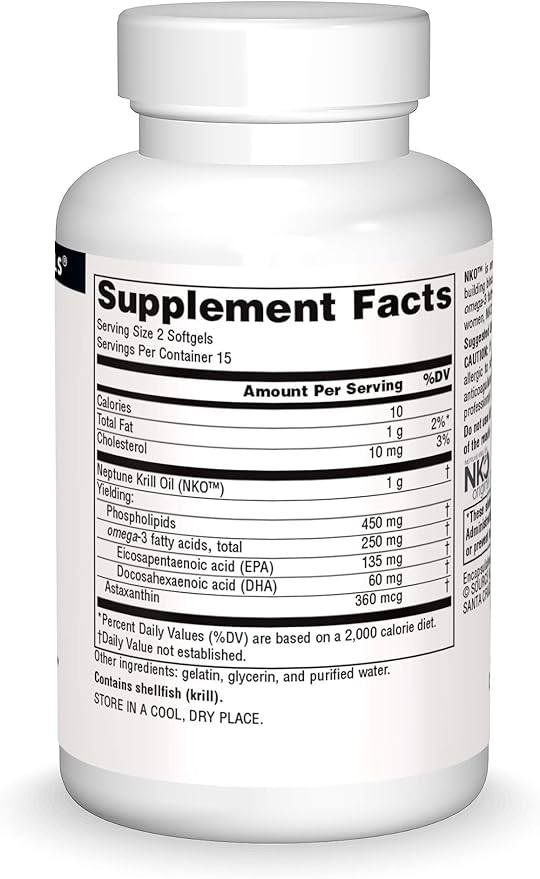 Source Naturals NKO Neptune Krill Oil 500mg - 30 Softgels