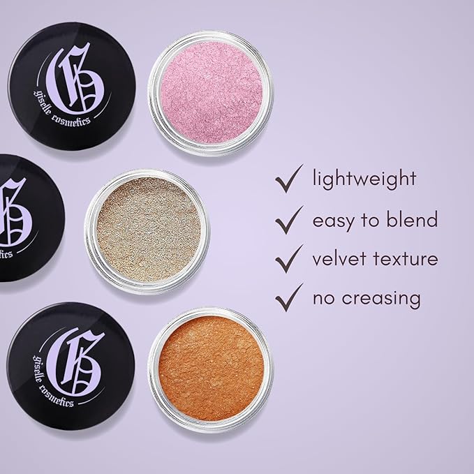 Baby Yellow Loose Mineral Eyeshadow - Organic, Talc-Free, Shimmer & Glitter Eye Makeup Palette - Iridescent, Holographic, Metallic, Sparkly Eyeshadow for Eye Shadow Palette