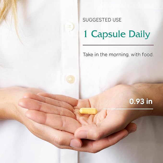 Vitanica Ovum A.M. - Egg Quality Support with Vitamin D3, Alpha Lipoic Acid & CoQ10 - Works Best with Ovum P.M. - Herbal Dietary Supplements - Lady - 30 Vegan Caps