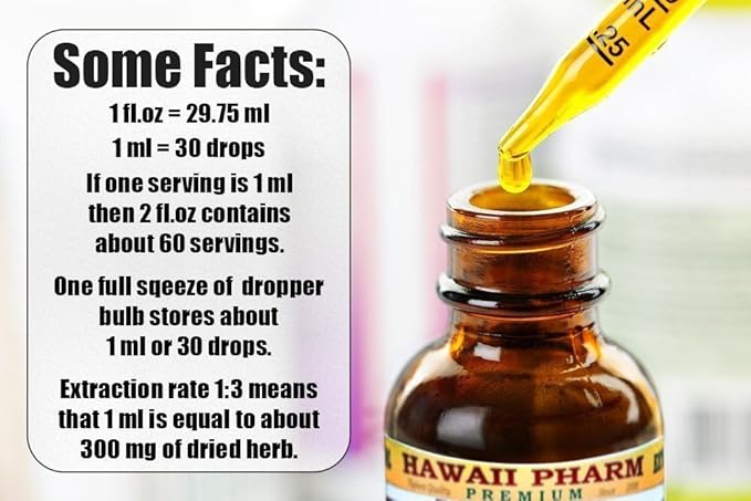 HawaiiPharm Red Clover (Trifolium Pratense) Liquid Extract 4 fl.oz