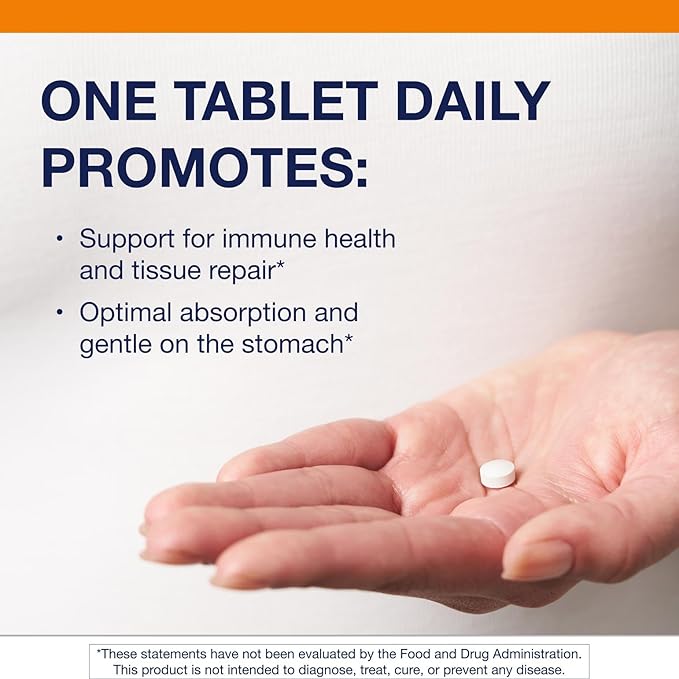 Metagenics Zinc A.G. - Highly Absorbable - for Immune Support, Bone Health & Energy Metabolism* - Non-GMO & Gluten-Free - 180 Tablets