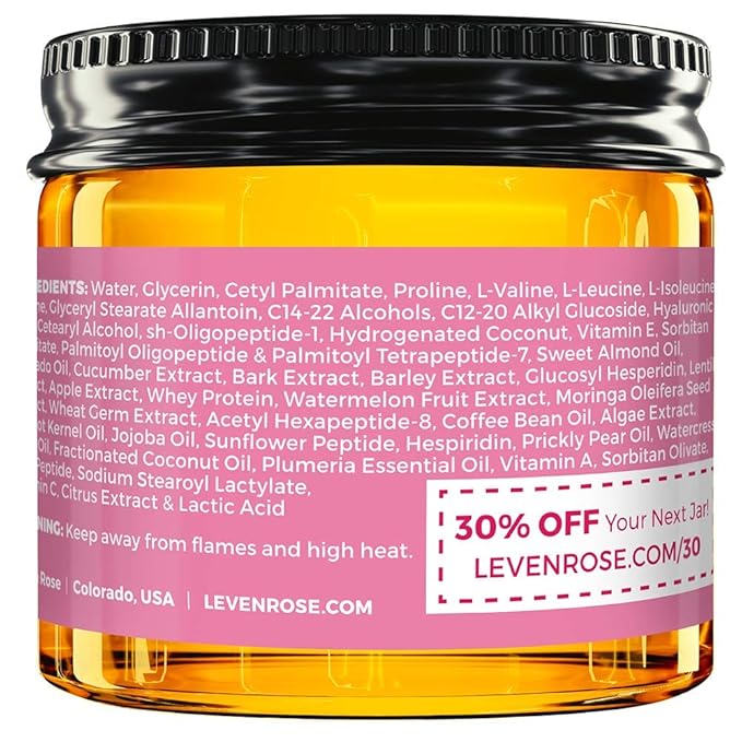 Leven Rose Lifting Coffee Eye Cream with Caffeine 1 oz - Natural Solution for Dark Circles and Puffiness - Firming Anti-Aging Under Eye Treatment