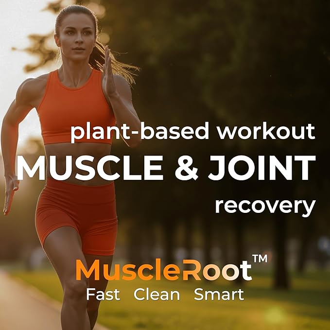 Natural Muscle & Joint Recovery Supplement | Plant-Based Post-Workout Inflammation Support, Muscle Relaxer with Organic Turmeric, Frankincense & Nopal Cactus | 60 Capsules by Sana Herbal