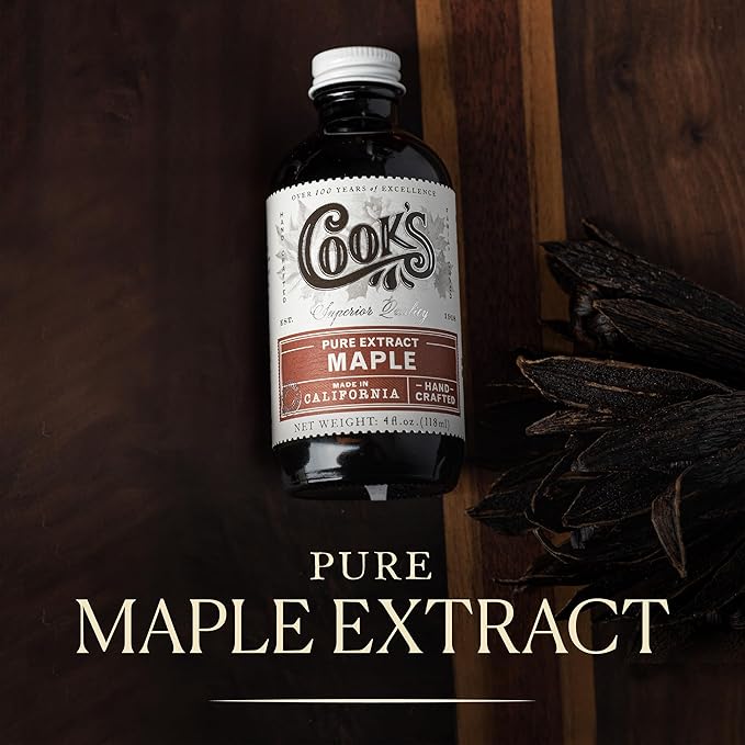 Cook's, Pure Maple Extract, All Natural Premium Maple Sap from Vermont's Finest Maple Trees, 32 oz