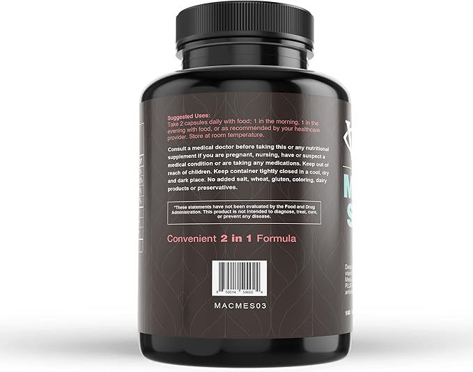 Visual Advantage® Macular Support + Meso-Z – Blue Light Eye Vitamin with Triple Antioxidants for Advanced Protection Against Digital Screens (180-Count)