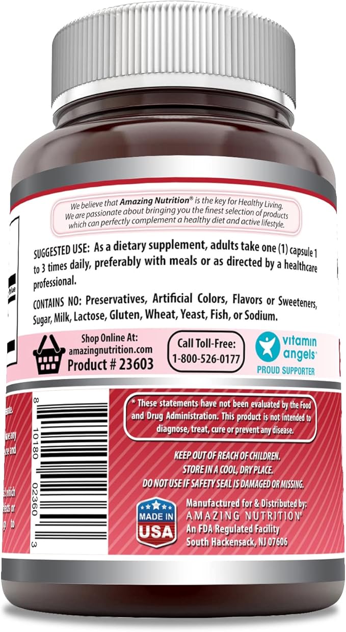 Amazing Formulas Red Clover Supplement | 430 Mg Per Serving | 180 Capsules | Non-GMO | Gluten Free | Made in USA