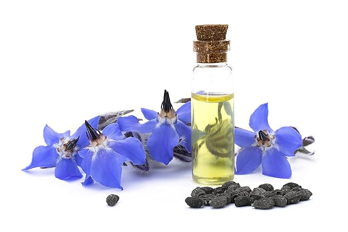 OPO Borage Seed Oil - 32 oz - Pure Unrefined Non GMO, High GLA, Bulk Natural Carrier Oil Moisturizer for Skin Hair Nails Body Soaps DIY & More - Liquid Borago Virgin Vegan