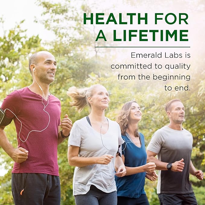 EMERALD LABS Men's 45+ 1-Daily Multi - Made with Saw Palmetto, Lycopene & More for Heart, Bone & Immune Support* - Gluten-Free - 60 Vegetable Capsules