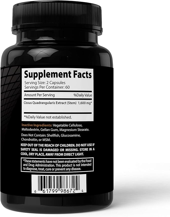 Absonutrix Cissus Quadrangularis Xtreme 1600mg - 120 Capsules