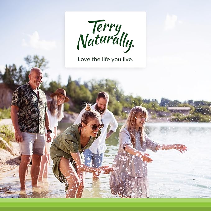 Terry Naturally Healthy Feet & Nerves - Herbal Supplement with Bioactive Vitamin B12 - Circulation & Nerve Health Support Supplement - Vegan Capsules with Boswellia Serrata - 120 Capsules