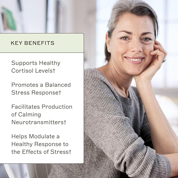 Amy Myers MD ZenAdapt Supplement - Supports Stress Relief & Cortisol Balance - Adaptogenic Blend with Pea, Saffron & Holy Basil - 120 Capsules