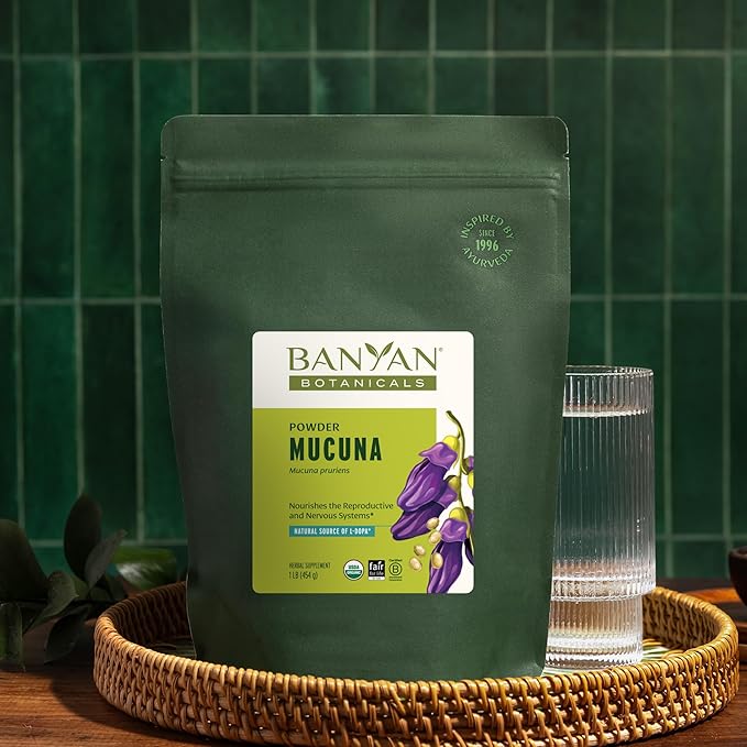 Banyan Botanicals Kapikacchu Powder, 1 Pound - USDA Organic - Mucuna pruriens - Natural Source of L-dopa*