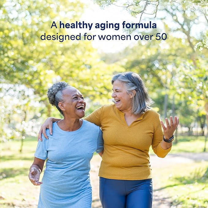 Puritan's Pride Ultra Woman 50 Plus High Potency Performance Time Release Daily Multivitamin with Zinc, Supplement to Support Healthy Aging and Cellular Energy Production, 2 Month Supply, 120 Count