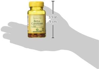 Puritan's Pride Beta Carotene for Immune and Eye Health to Support a Healthy Immune System 100 Softgels (Pack of 2)