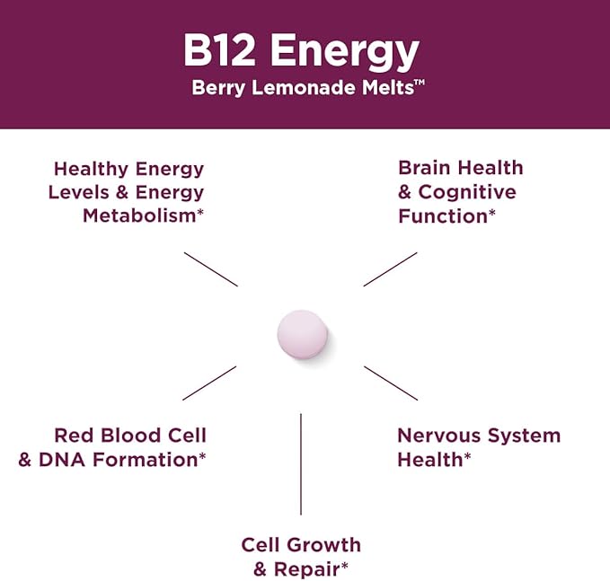 Purity Products Bundle - Vegan Omega 3-6-9 + B-12 Energy Melt Omega 3-6-9 (“5 in 1” Plant-Based Omega 3 6 9 Essential Fatty Acid Complex) - B12 Berry Melt (Methylcobalamin B12 + B6 + D3 + More)