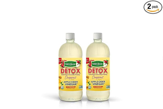Whitehouse Detox Organic Apple Cider Vinegar with Lemon, Cinnamon and Honey 16 oz