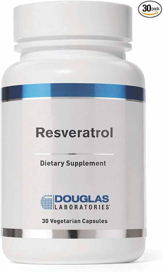 Douglas Laboratories Resveratrol | Antioxidant Support for Cardiovascular, Neurological, Metabolic and Mitochondrial Health | 30 Capsules
