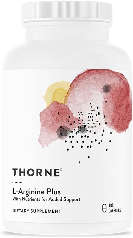 THORNE - L-Arginine Plus (Formerly Perfusia Plus) - Sustained-Release Cofactors to Support Heart Function, Nitric Oxide Production & Optimal Blood Flow* - 180 Capsules
