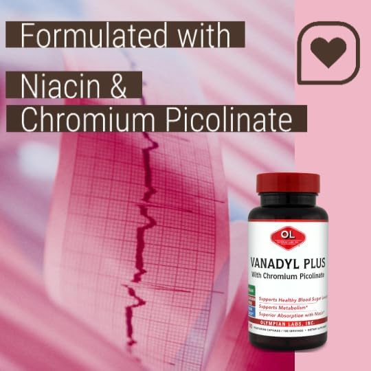 Olympian Labs Vanadyl Plus Formulated with Chromium Picolinate and Niacin 100 Capsules