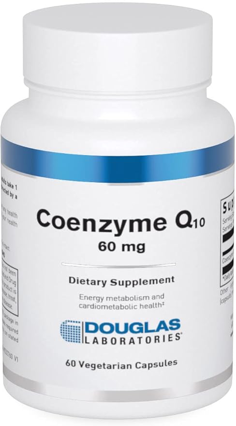 Douglas Laboratories Coenzyme Q-10 60mg | Antioxidant and Energy Support | 60 Capsules