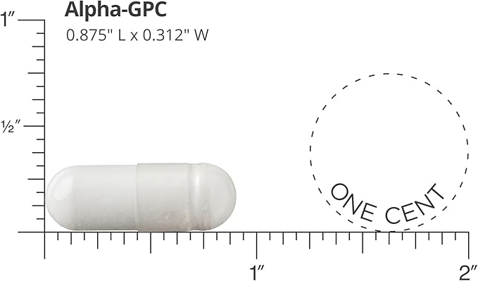 DOCTORS' PREFERRED Alpha GPC Supplement - Premium Formula. 600 MG/Serving, 60 Vegan Capsules, 30-Day Supply