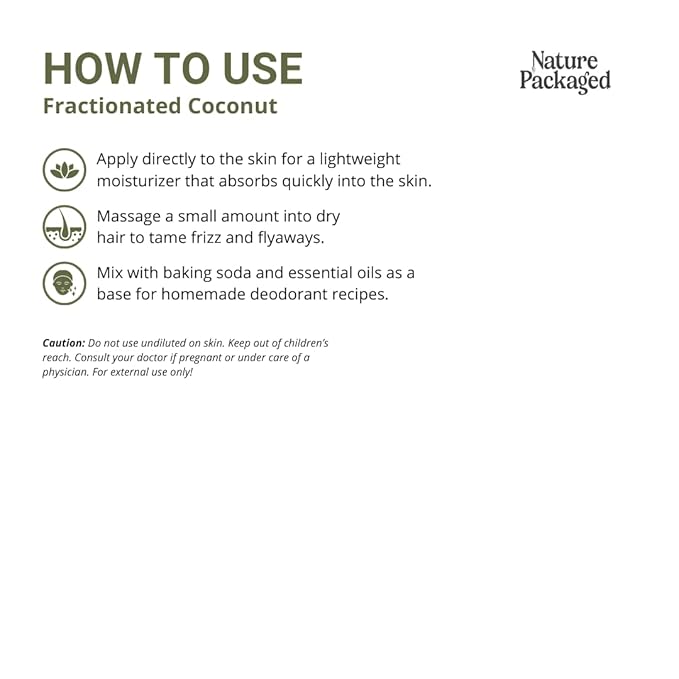 Fractionated Coconut Oil - Sourced Directly from our Farm Partner in the Philippines - Carrier Oil for Diluting Essential Oils, Body, Hair, and Skin Moisturizer - (1Gallon)