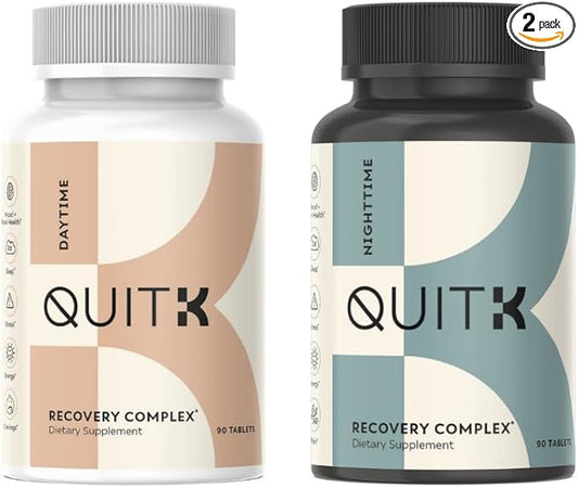 Recovery Complex – Day & Night Formula with 500 mg Ashwagandha, 90 mg Vitamin C, 120 mg Magnesium & Herbal Blend – Sleep, Energy, Stress & Mood Support – 30-Day Supply (180 Tablets)