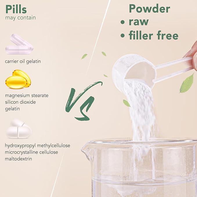 VEV Multi Collagen Peptides Powder Complex (I, II, III, V, X) 2LB – No Flavor, Hydrolyzed Protein Peptides, Elastin, Keratin