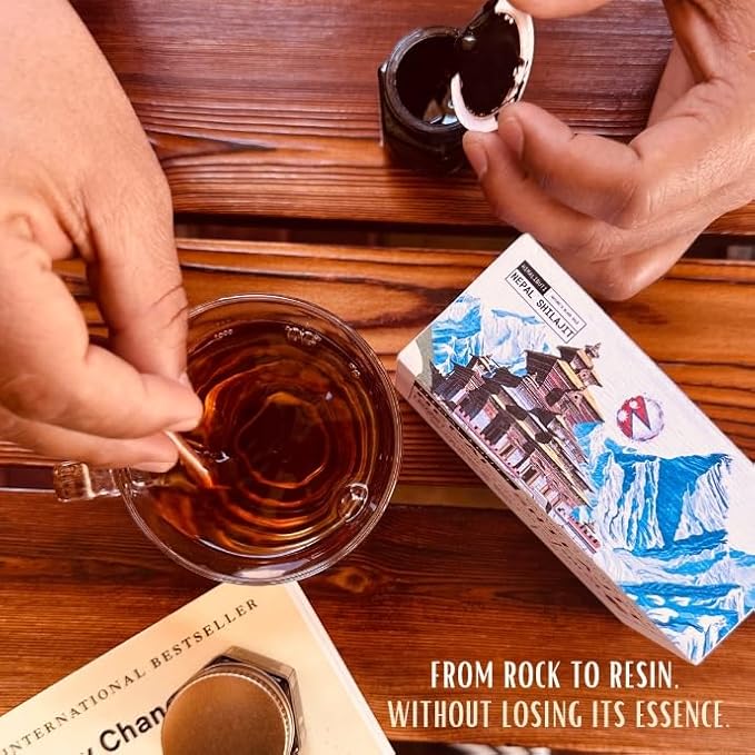 Nepal Shilajit Resin 20g, Pure Himalayan Shilajit for Men & Women shilajit Wellness nest,Pure Resin Organic,WHO-GMP Certified,Organic Testosterone Wellness